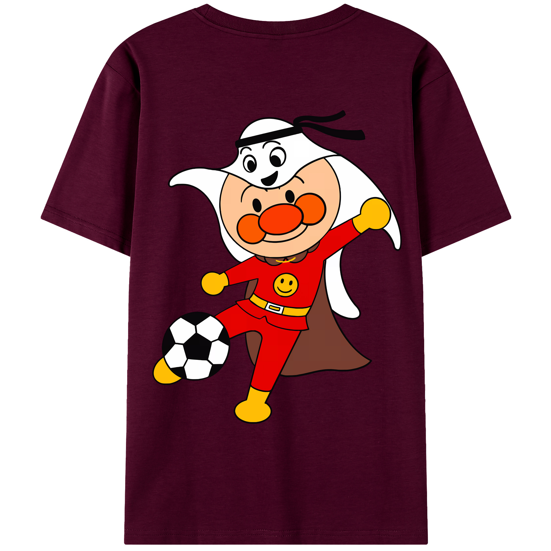 （画像用） アンパンマン Anpanman レディース半袖Tシャツ(バックプリント)